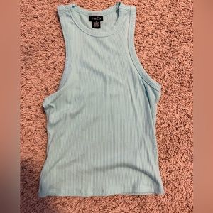 size small tank top (kind of cropped)